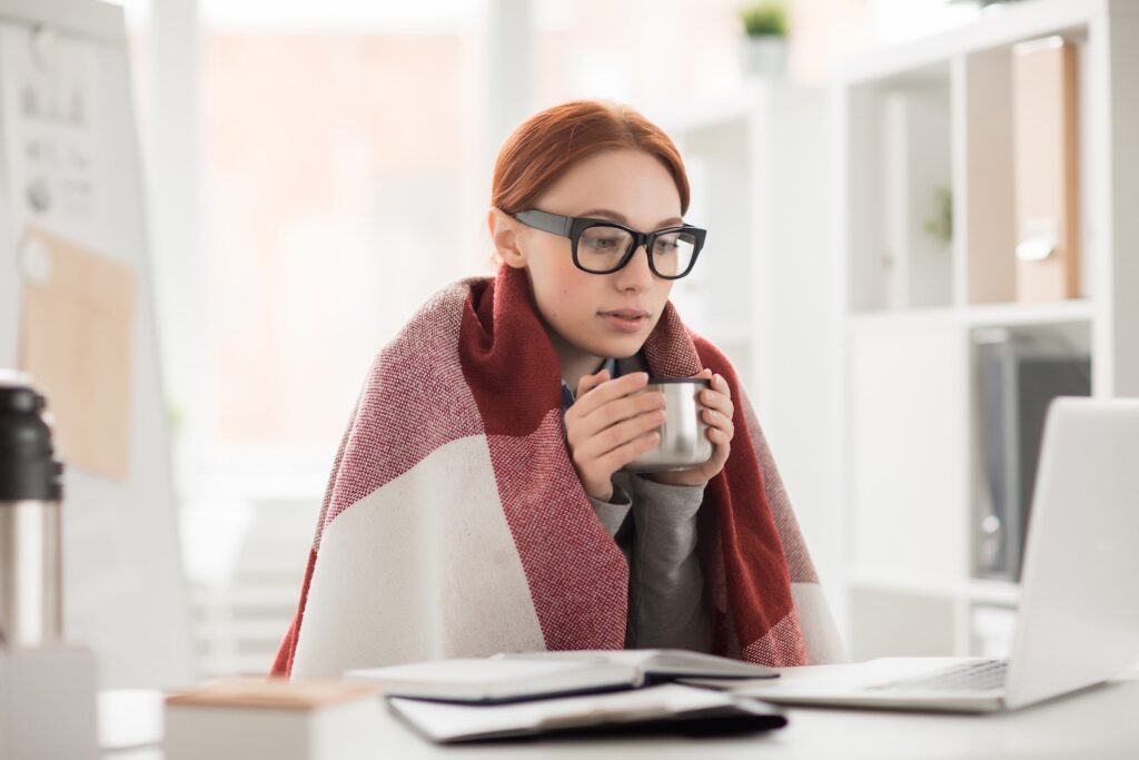 Winter in office