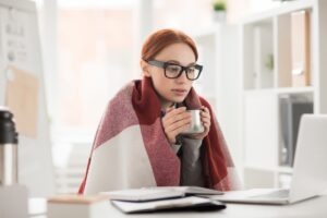 Winter in office