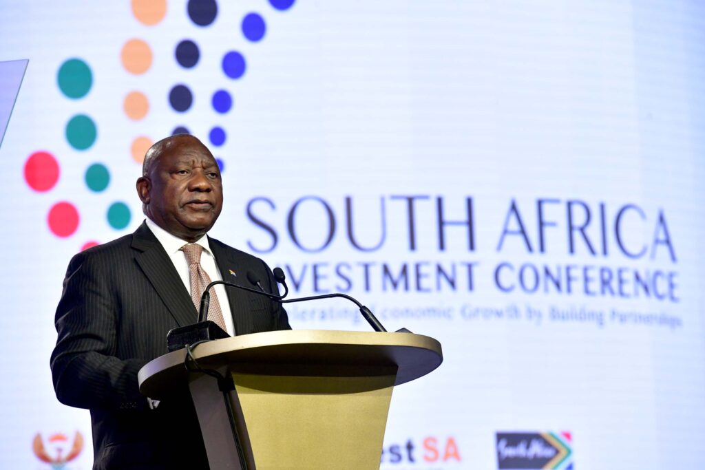 Cyril Ramaphosa at Investment Conference